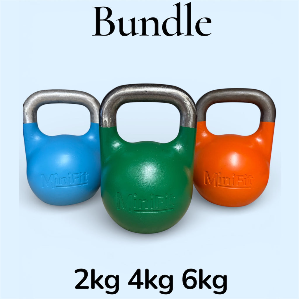 MiniFit Progression | Kettlebell Bundle | 2kg, 4kg, 6kg