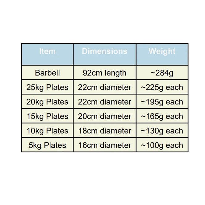 MiniFit Originals Kids | Powerlifting Plate Set